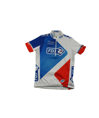 Maillot vélo rétro Decathlon Lapierre b'Twin Française des jeux les ctes