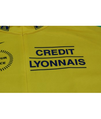 Maillot vélo vintage Tour de France 2002 Nike Crédit Lyonnais de France