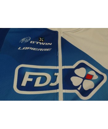 Maillot vélo rétro Decathlon Lapierre b'Twin Française des jeux les ctes