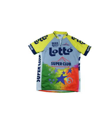 Maillot cyclisme vintage Lotto Santini Mavic paiement sécurisé