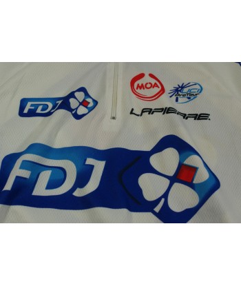 Maillot vélo vintage Française des jeux Lapierre Moa UCI store