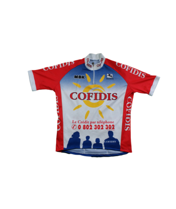 Maillot vélo vintage Cofidis MBK Giordana votre restaurant rapide dans 