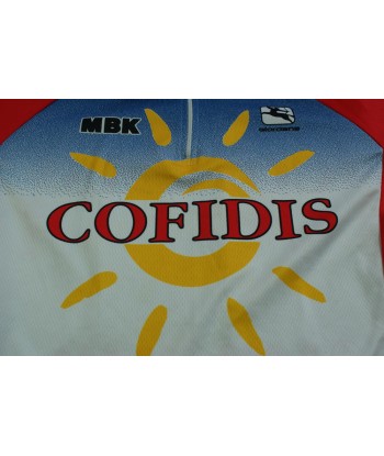 Maillot vélo vintage Cofidis MBK Giordana votre restaurant rapide dans 