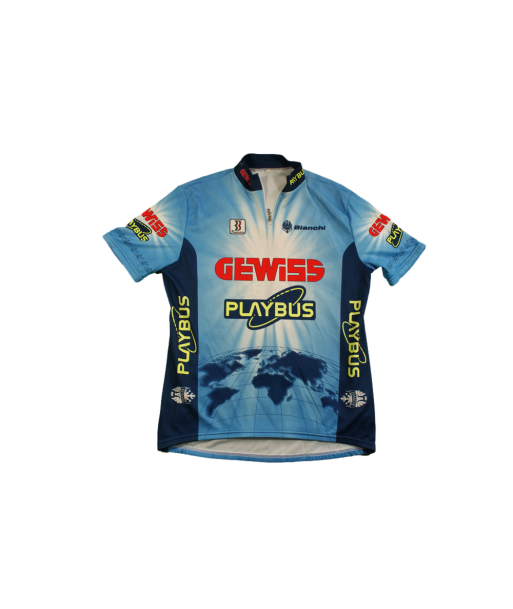 Maillot cyclisme vintage Gewiss Bianchi Biemme Playbus pas cher chine