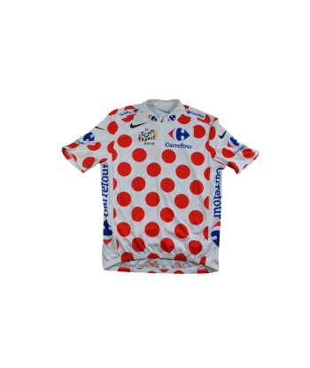 Maillot à pois vélo rétro Nike Tour de France Carrefour Les êtres humains sont 