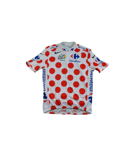 Maillot à pois vélo rétro Nike Tour de France Carrefour Les êtres humains sont 