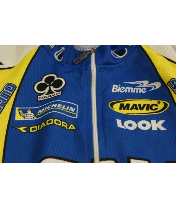 Veste vélo rétro Diadora Rona Shimano Mavic Michelin Colnago Look Biemme de France