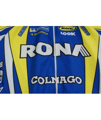 Veste vélo rétro Diadora Rona Shimano Mavic Michelin Colnago Look Biemme de France