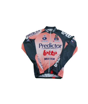 Veste cyclisme vintage Lotto Vermarc Predictor Ridley Q8 UCI les ligaments