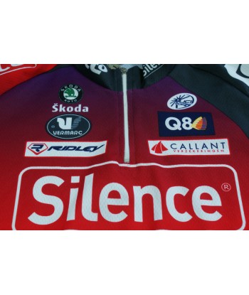 Maillot vélo rétro Lotto Vermarc Q8 UCI Ridley Silence Les êtres humains sont 