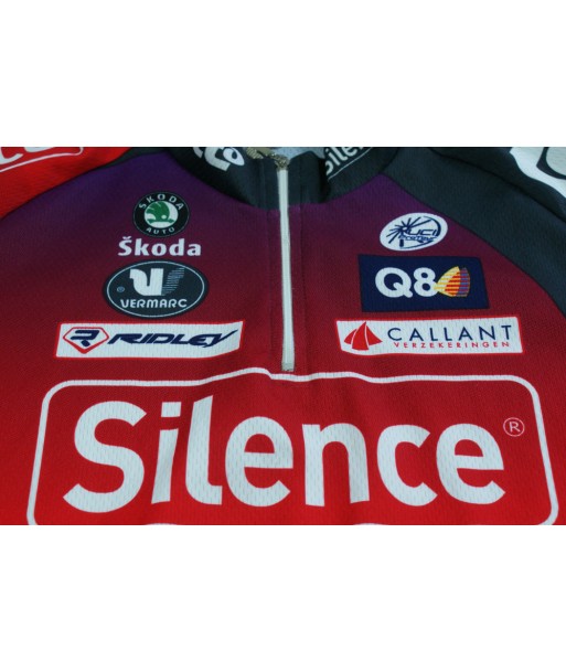 Maillot vélo rétro Lotto Vermarc Q8 UCI Ridley Silence Les êtres humains sont 