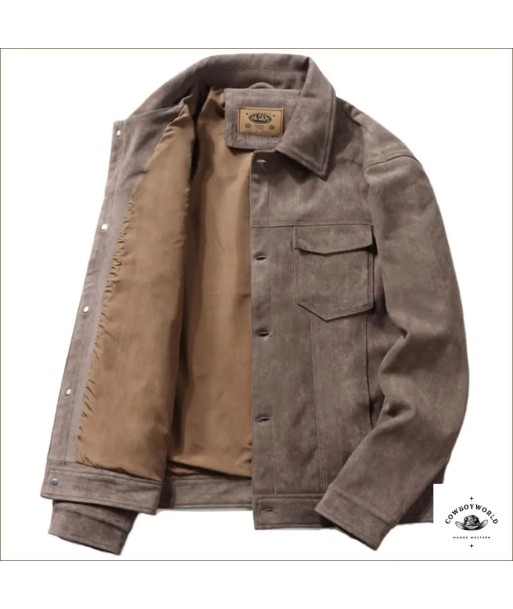 Veste de Cowboy Marron Homme la chaussure