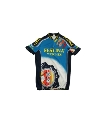 Maillot cyclisme vintage Festina Sibille suggérées chez