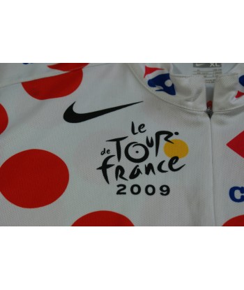 Maillot à pois vélo rétro Nike Tour de France 2009 Carrefour Venez découvrir notre 