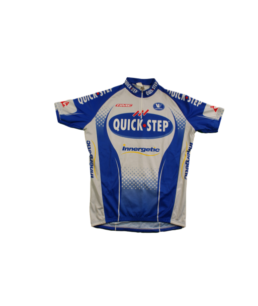 Maillot vélo rétro Vermarc Time Innergetic Quick Step l'évolution des habitudes 