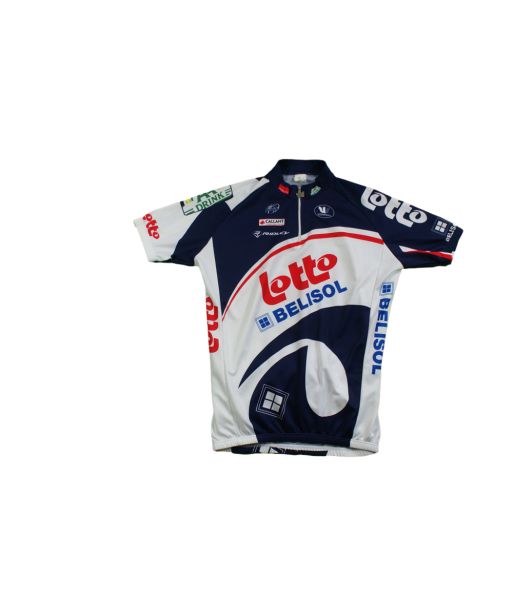 Maillot cyclisme vintage Vermarc Lotto UCI Ridley sur le site 