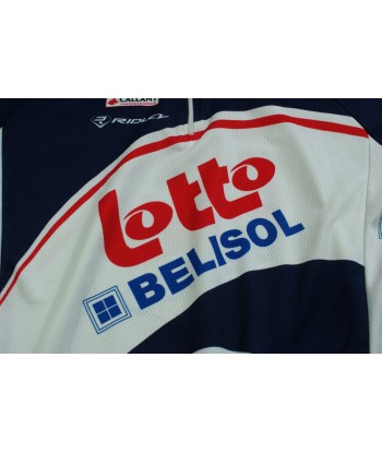 Maillot cyclisme vintage Vermarc Lotto UCI Ridley sur le site 