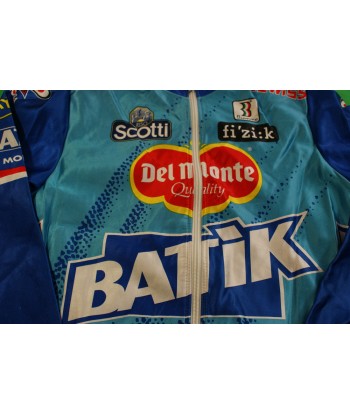 Veste cyclisme vintage Batik Biemme Gewiss Del Monte Economisez 