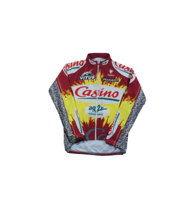 Veste cyclisme vintage Casino AG2R Peugeot Nalini Vitus une grave pollution 