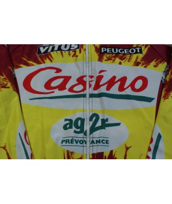 Veste cyclisme vintage Casino AG2R Peugeot Nalini Vitus une grave pollution 