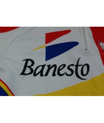 Maillot vélo rétro Nalini Banesto Campagnolo rembourrage situé sous