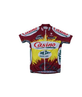 Maillot vélo vintage Casino Nalini Peugeot Vitus AG2R solde