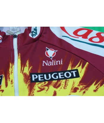 Maillot vélo vintage Casino Nalini Peugeot Vitus AG2R solde