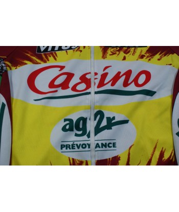 Maillot vélo vintage Casino Nalini Peugeot Vitus AG2R solde