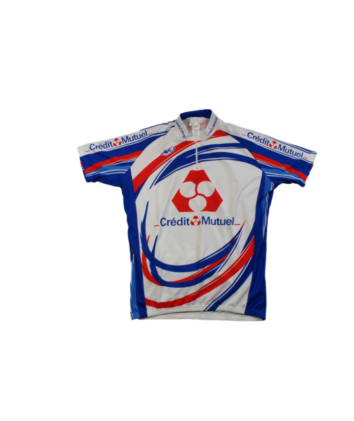 Maillot cyclisme vintage Mn Crédit Mutuel Pour