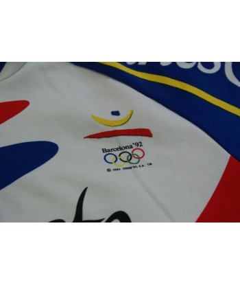 Maillot vélo vintage Banesto Barcelone 1992 Expo 92 pas cher 