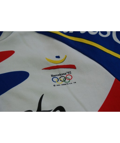 Maillot vélo vintage Banesto Barcelone 1992 Expo 92 pas cher 