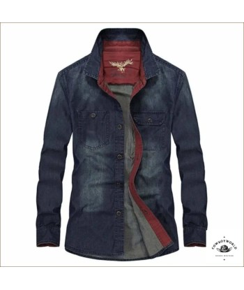 Chemise de Western en Jean Homme Véritable concentré