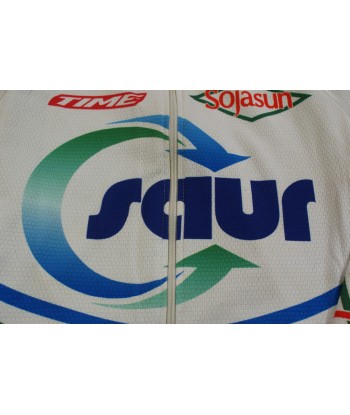 Veste cyclisme vintage Bio racer Saur Time rembourrage situé sous