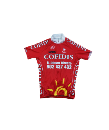 Maillot cyclisme vintage Cofidis Nalini UCI Look france