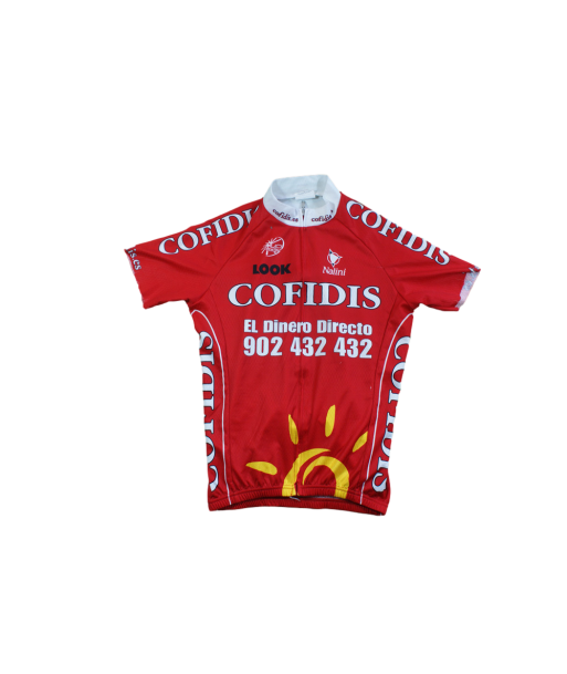 Maillot cyclisme vintage Cofidis Nalini UCI Look france