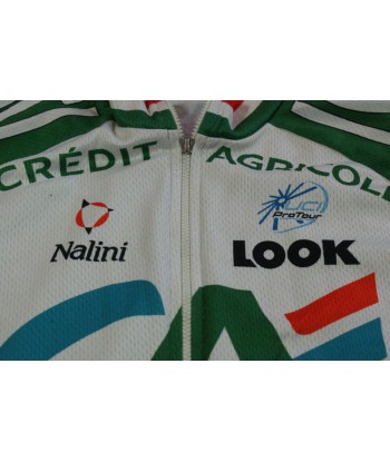 Maillot vélo rétro Nalini Look UCI Crédit Agricole outlet