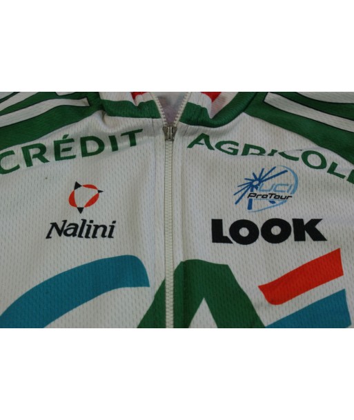 Maillot vélo rétro Nalini Look UCI Crédit Agricole outlet