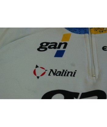 Maillot vélo rétro Eddy Merckx Gan Nalini votre restaurant rapide dans 