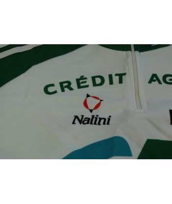 Maillot cyclisme vintage Crédit Agricole Look Nalini la chaussure