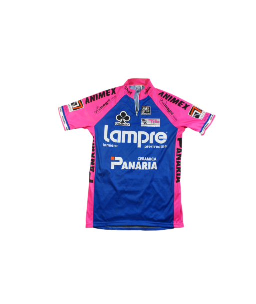 Maillot cyclisme vintage Lampre Colnago Santini chez Cornerstreet bien 