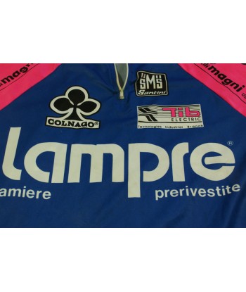 Maillot cyclisme vintage Lampre Colnago Santini chez Cornerstreet bien 