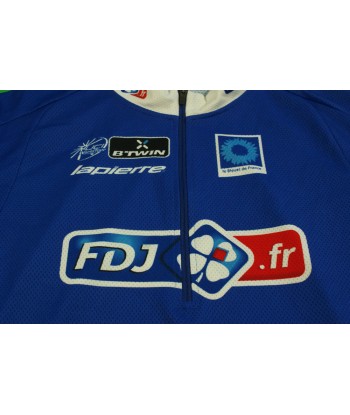 Maillot cyclisme vintage Française des Jeux Lapierre UCI Le bleuet de France b'Twin la livraison gratuite