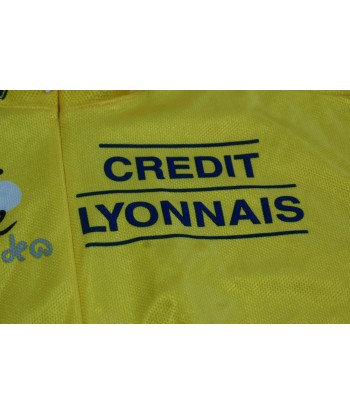 Maillot vélo rétro jaune Nike Tour de France Crédit Lyonnais Comparez plus de prix