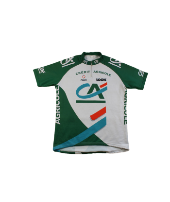 Maillot cyclisme vintage Crédit Agricole Nalini Look de technologie