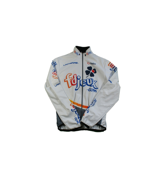 Veste cyclisme vintage Française des Jeux FDJ Nalini Lapierre de France