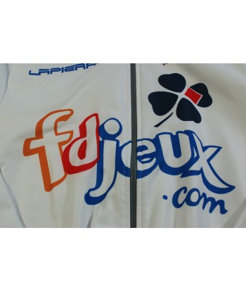 Veste cyclisme vintage Française des Jeux FDJ Nalini Lapierre de France