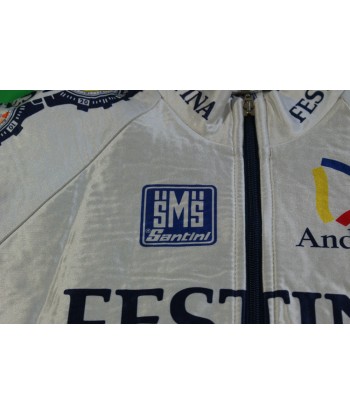 Veste cyclisme vintage Santini Andorra Festina ouvre sa boutique