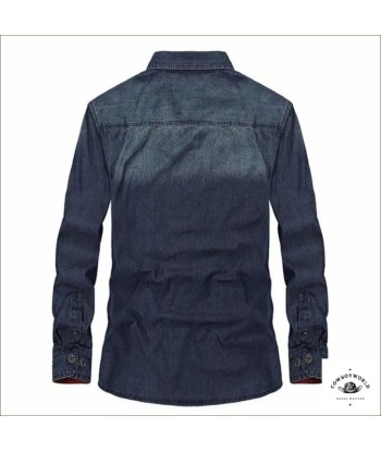 Chemise de Western en Jean Homme Véritable concentré