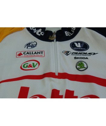 Maillot cyclisme vintage Lotto Vermarc UCI Skoda plus qu'un jeu 