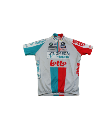 Maillot vélo vintage Omega Pharma Lotto Vermarc UCI Skoda Vous souhaitez 